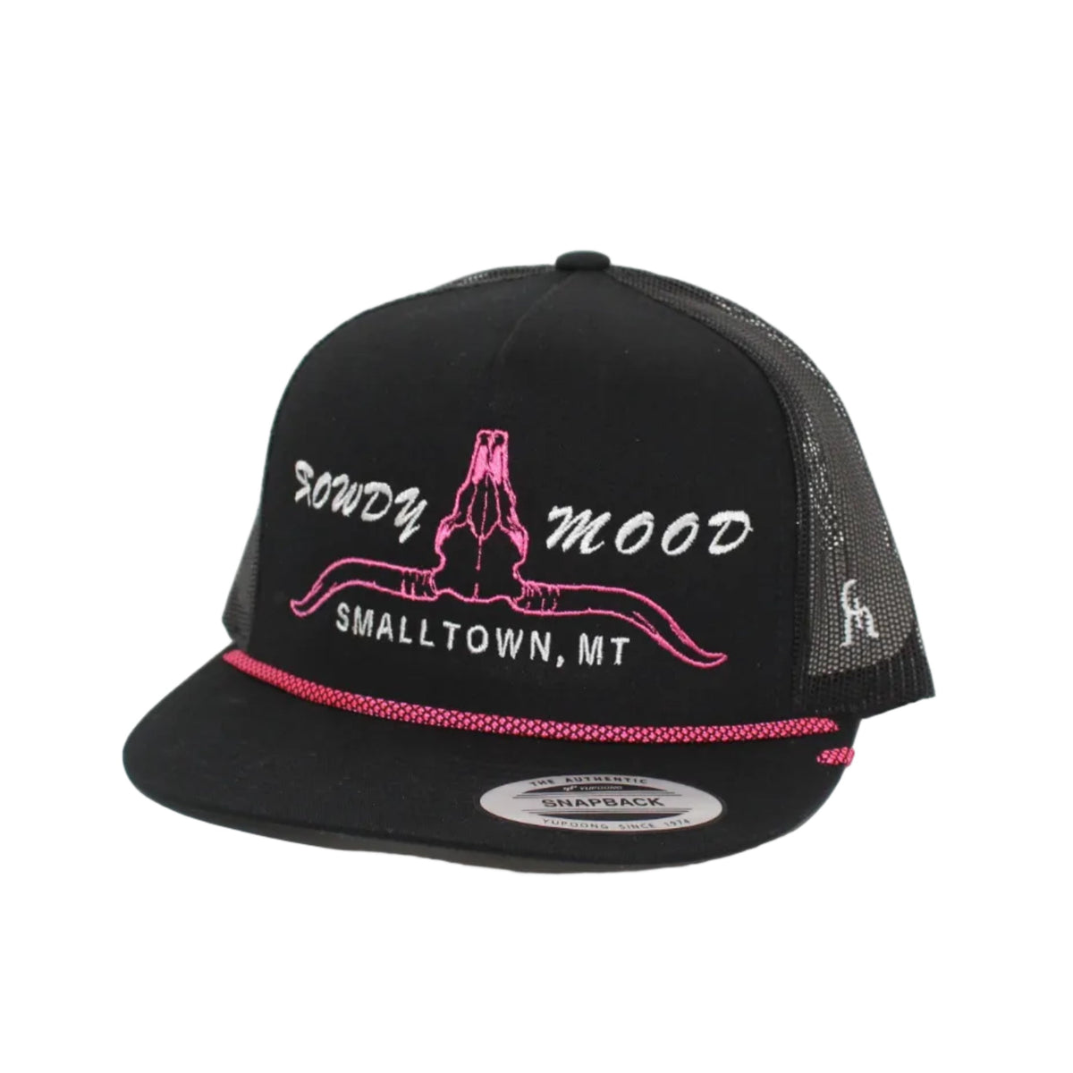 Rowdy Mood Skull Black Cap