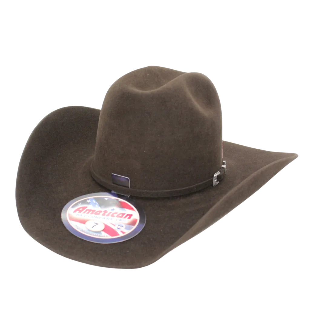 American Hat Company 10X Chocolate Felt Hat