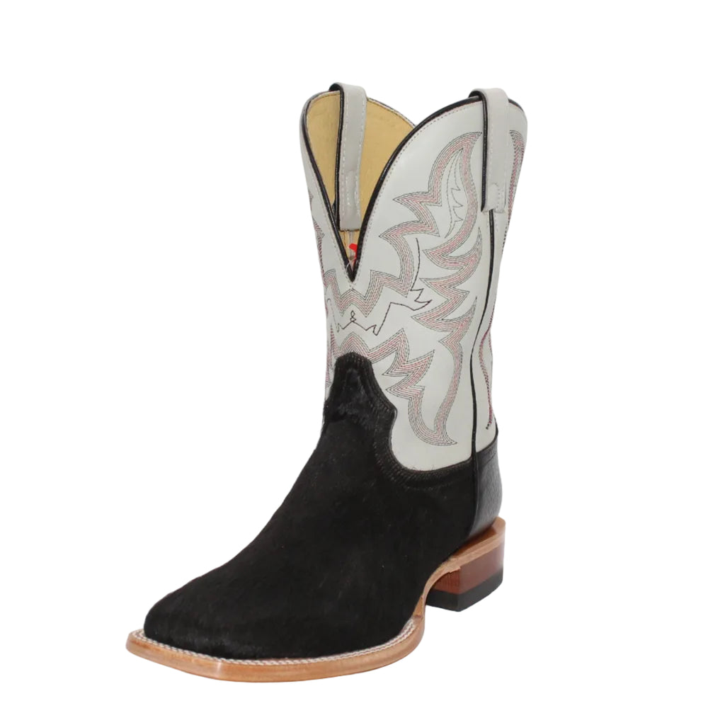 Justin Baron Hair on Cowhide Men's Boot