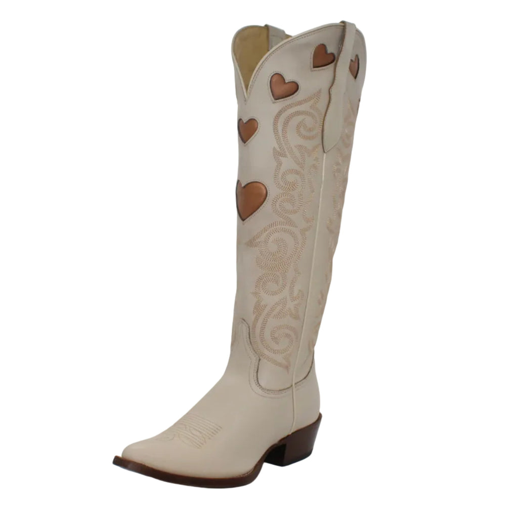 Justin Heart Inlay Tall Ladies' Boot