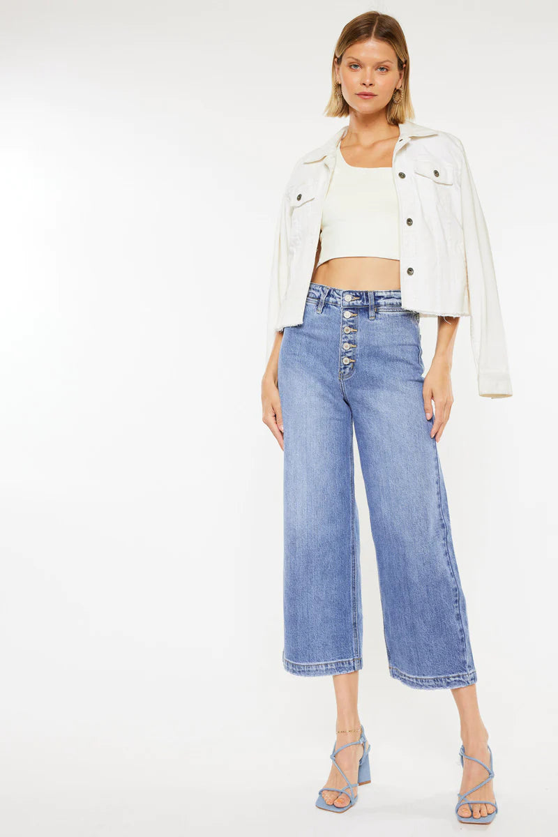 Kancan Ultra High Rise Wide Leg Jeans