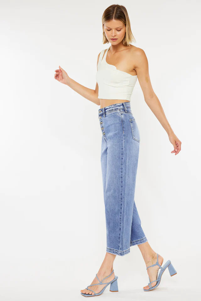 Kancan Ultra High Rise Wide Leg Jeans