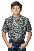 Ferrell "Camo 2.0" Short Sleeve Children's Polo Shirt
