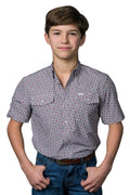 Ferrell "Colton" Short Sleeve Children's Pearl Snap Shirt
