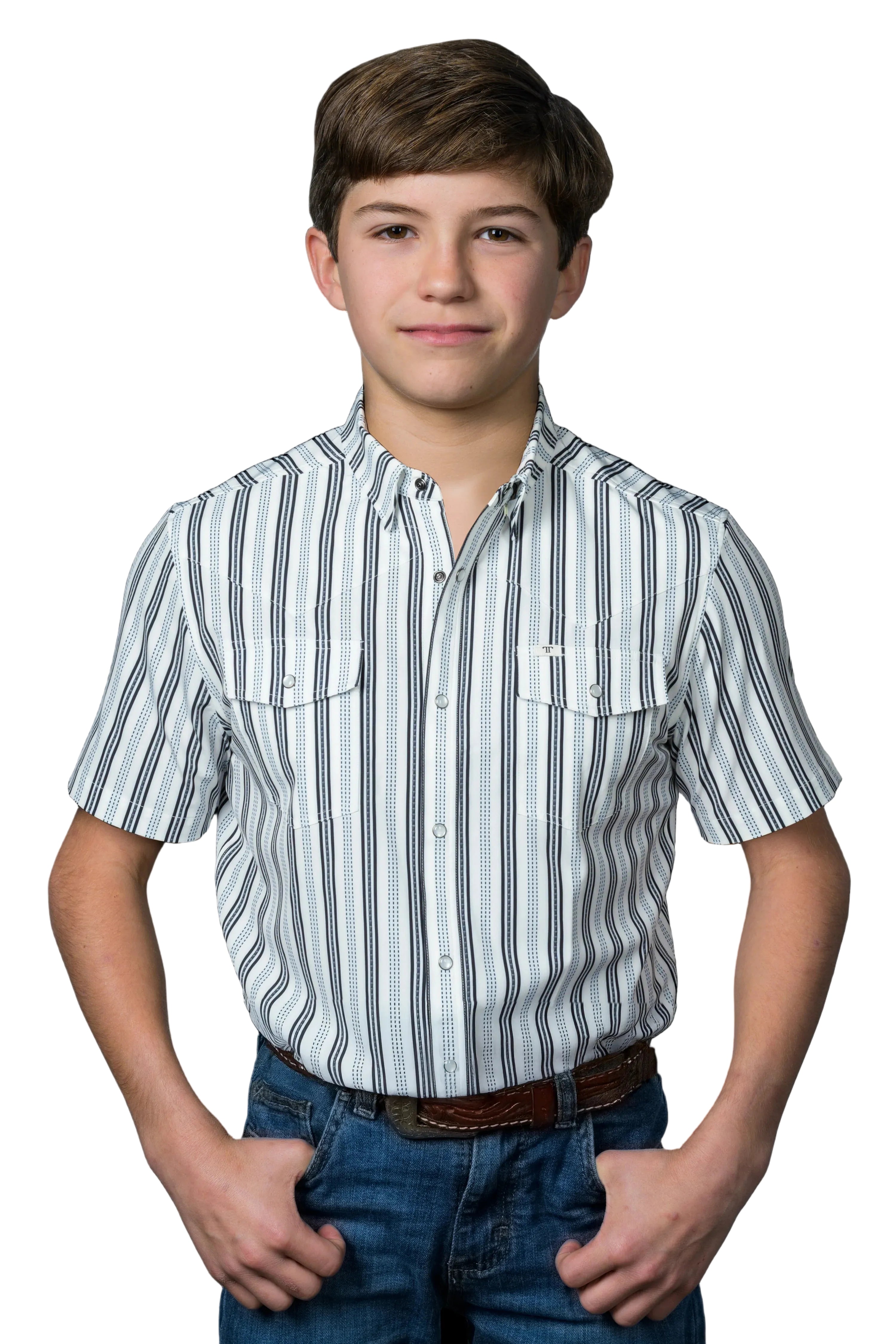 Ferrell "Jake" Short Sleeve Children's Pearl Snap Shirt