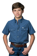 Ferrell "Core" Short Sleeve Children's Pearl Snap Shirt