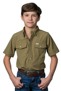 Ferrell "Core" Short Sleeve Children's Pearl Snap Shirt