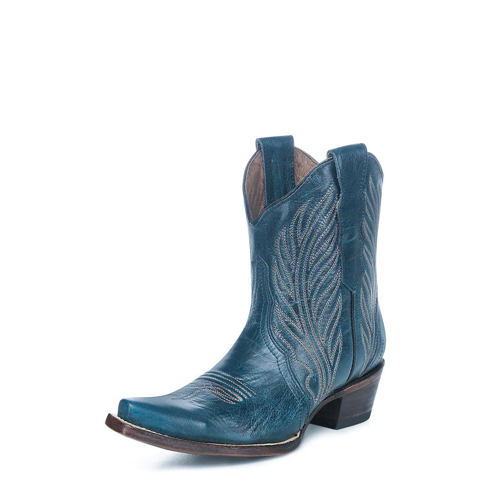 Circle G Navy Ladies' Shortie Boot
