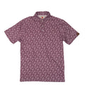 Lazy J Men's Floral Print Performance Polo Shirt