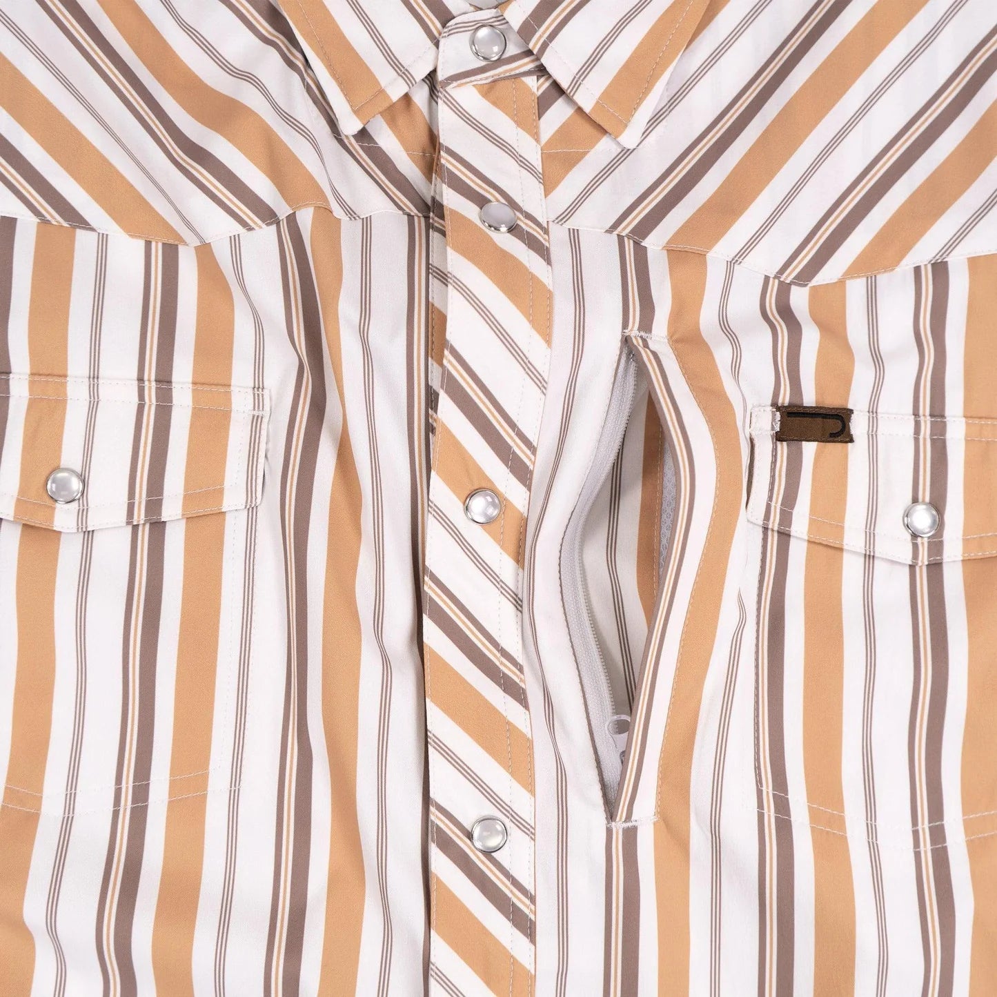 Lazy J Long Sleeve Pearl Snap Stripe Men's Shirt