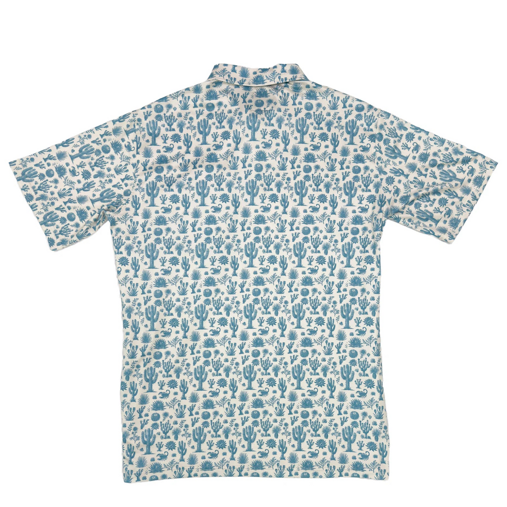 Lazy J Pearl Snap Printed Men's Polo