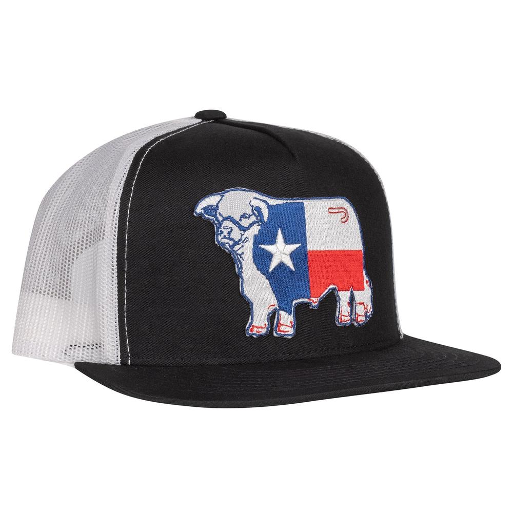 Lazy J Ranch Wear Texas Flag Bull