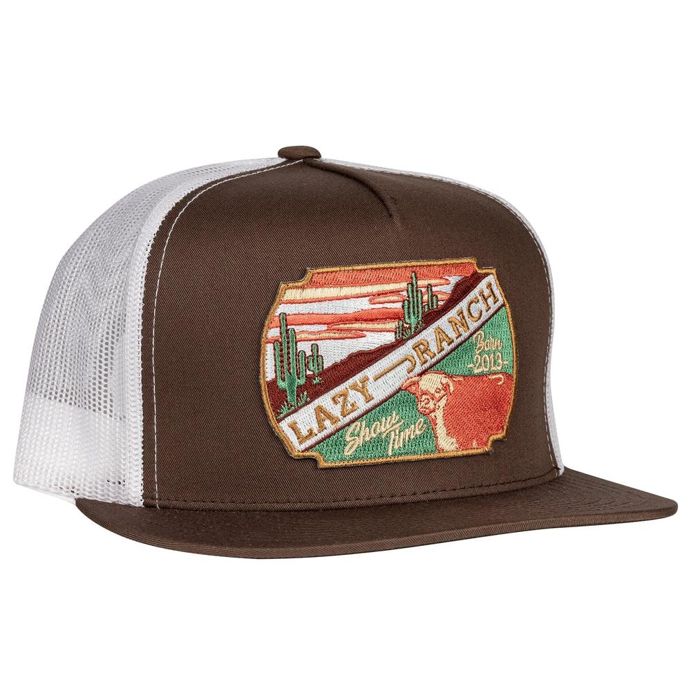 Lazy J Ranch Wear Brown Show Cap