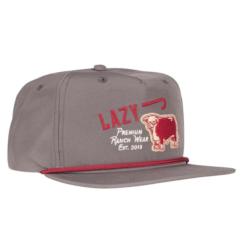 Lazy J Ranch Wear Grey Premium Ranch Rope Cap