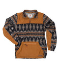 Lazy J 1/4 Zip Fleece Aztec Men's Pullover