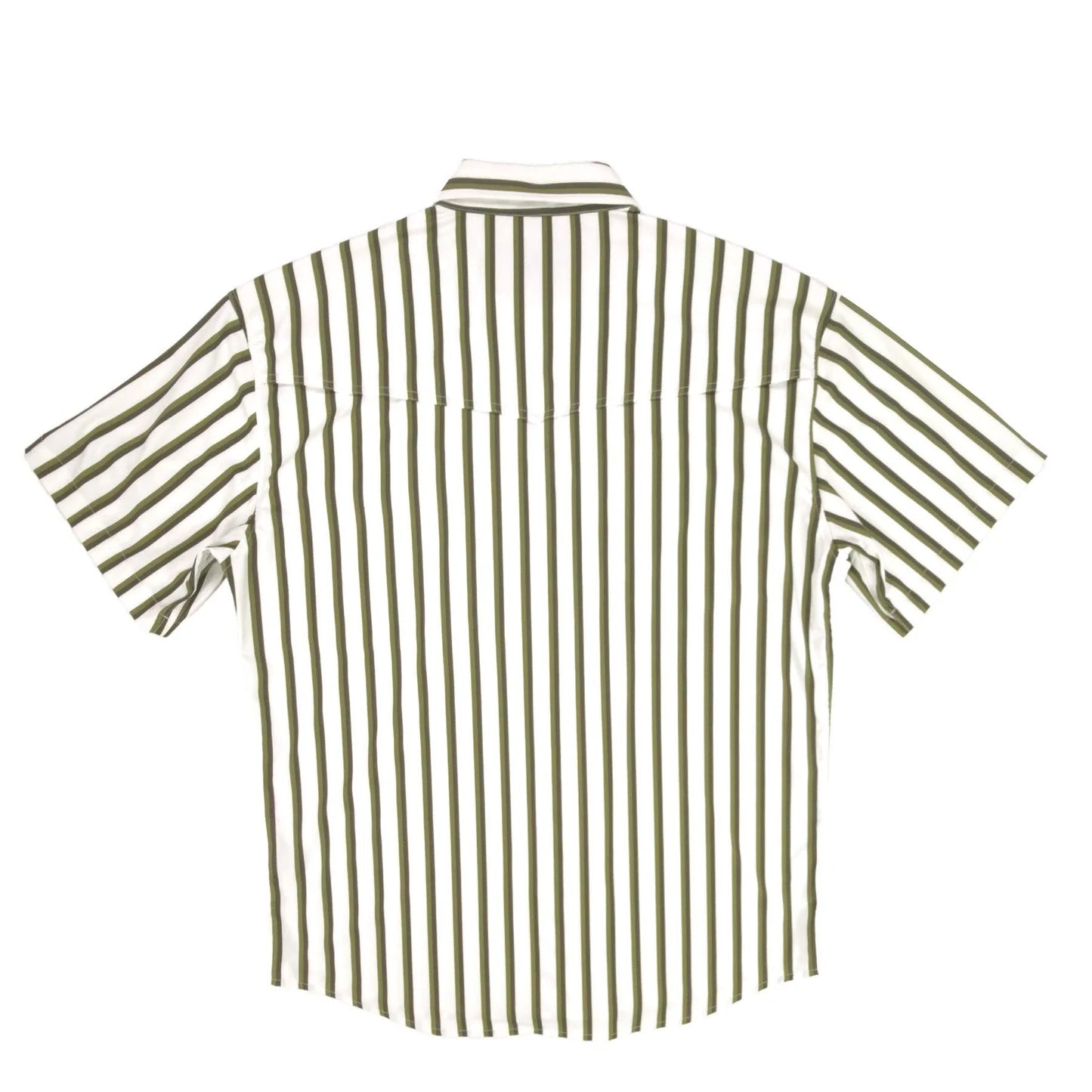 Lazy J Short Sleeve Pearl Snap Stripe Men's Shirt