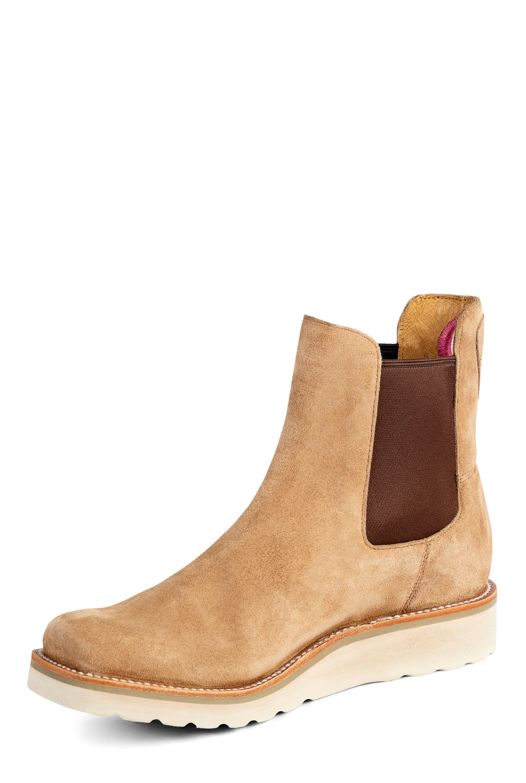 Macie Bean Tobacco Suede Swedge Ladies Boot