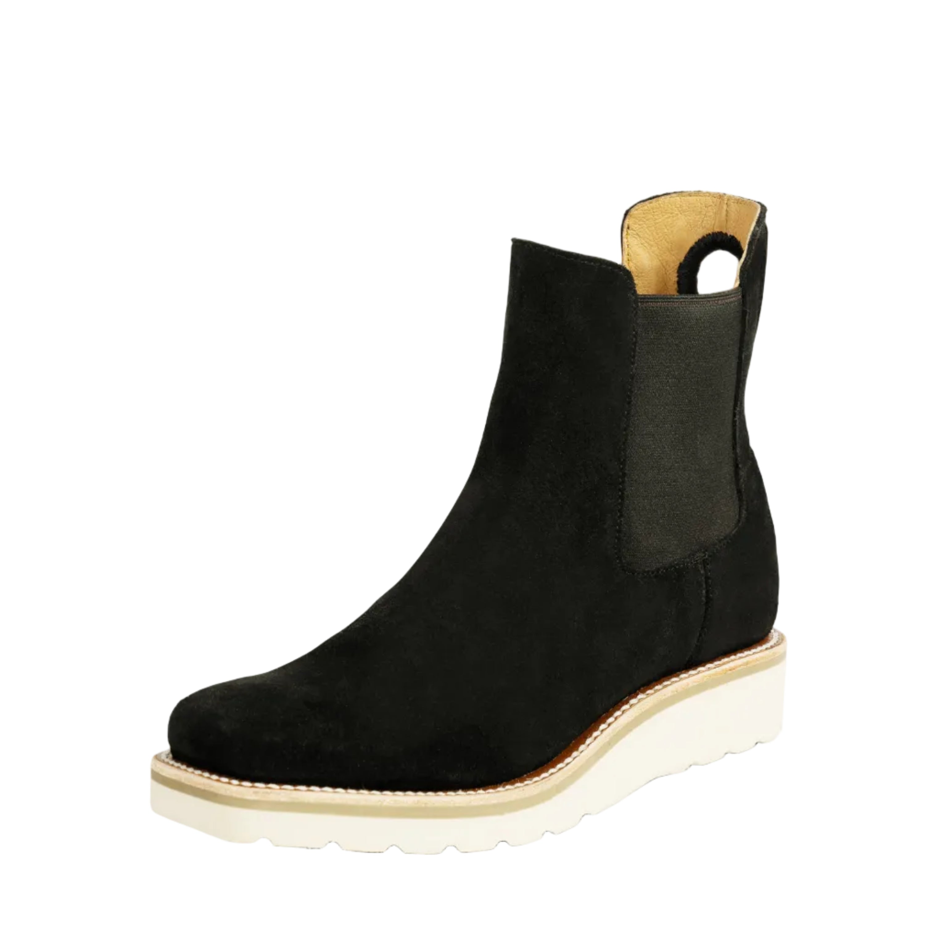 Macie Bean Black Swedge Ladies Boot