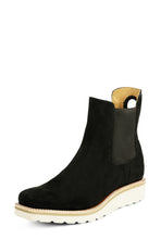 Load image into Gallery viewer, Macie Bean Black Swedge Ladies Boot
