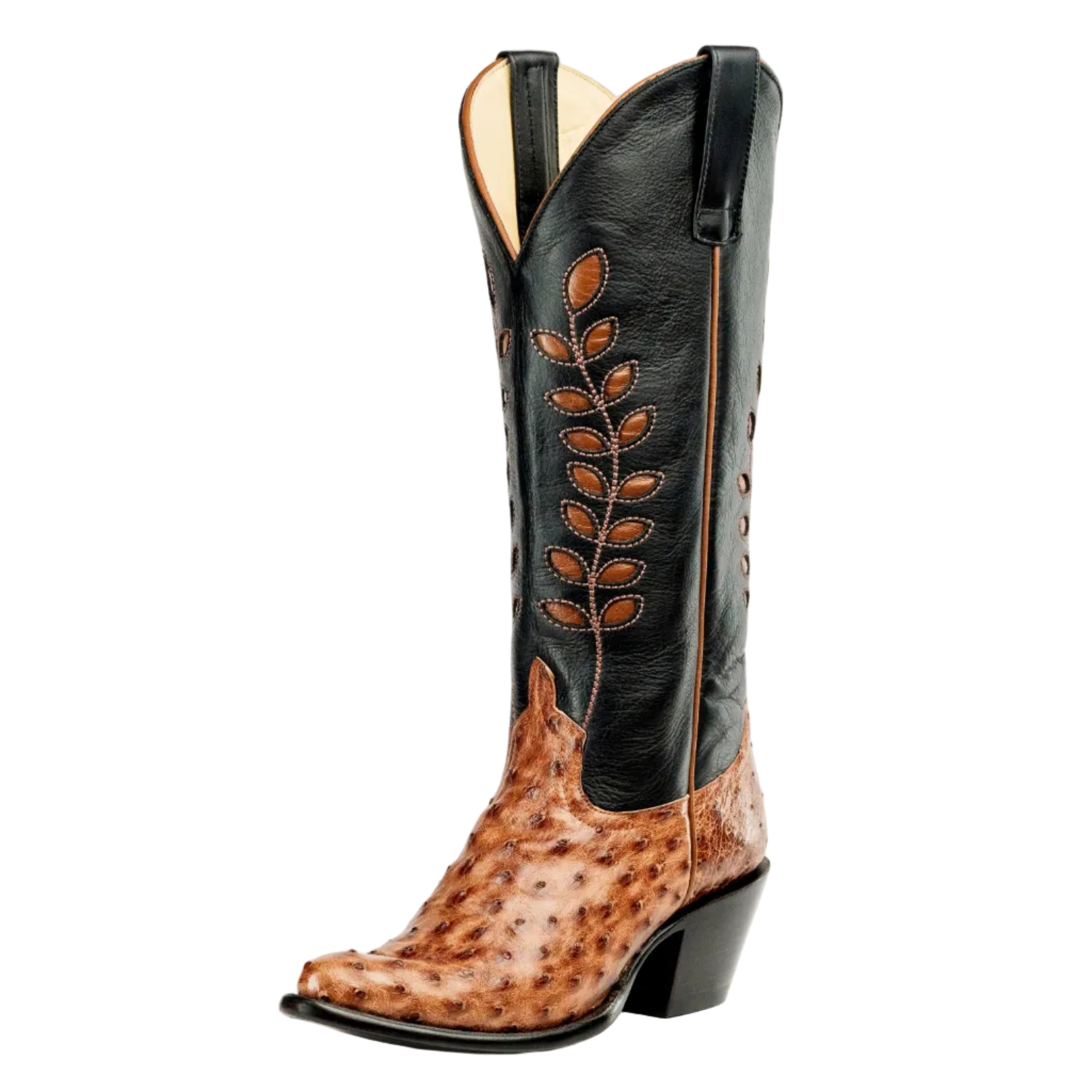 Macie Bean Top Hand Kango Tobacco Full Quill Ostrich Ladies' Boot