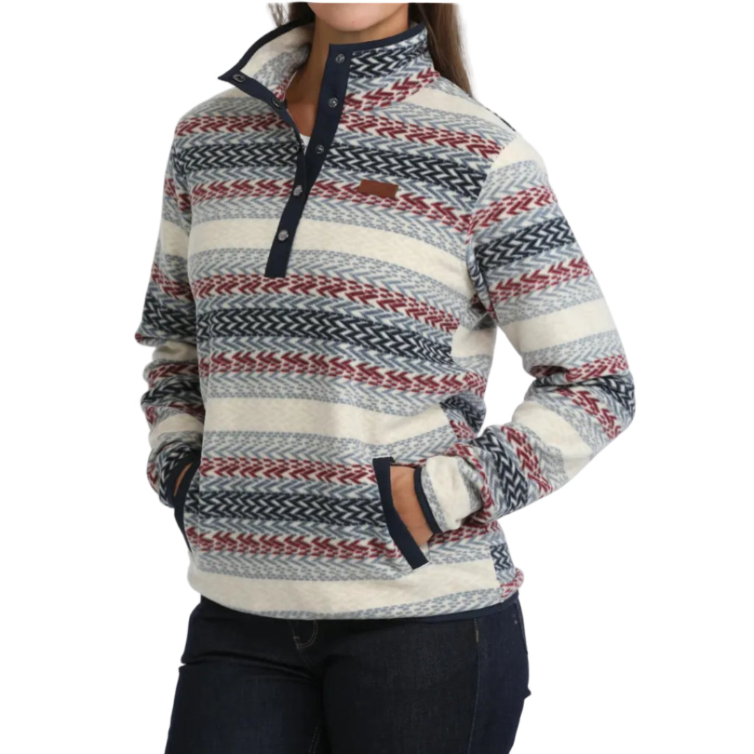 Cinch Ladies' 1/4 Snap Fleece Pullover