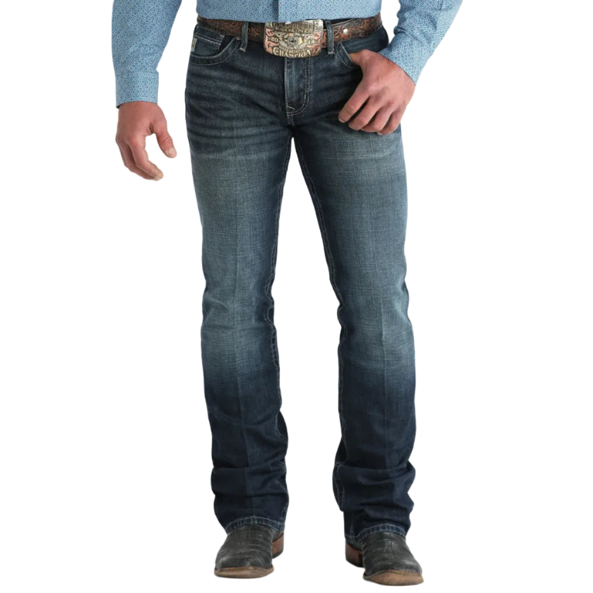 Cinch Ian Dark Stone Slim Fit Men's Performance Jeans