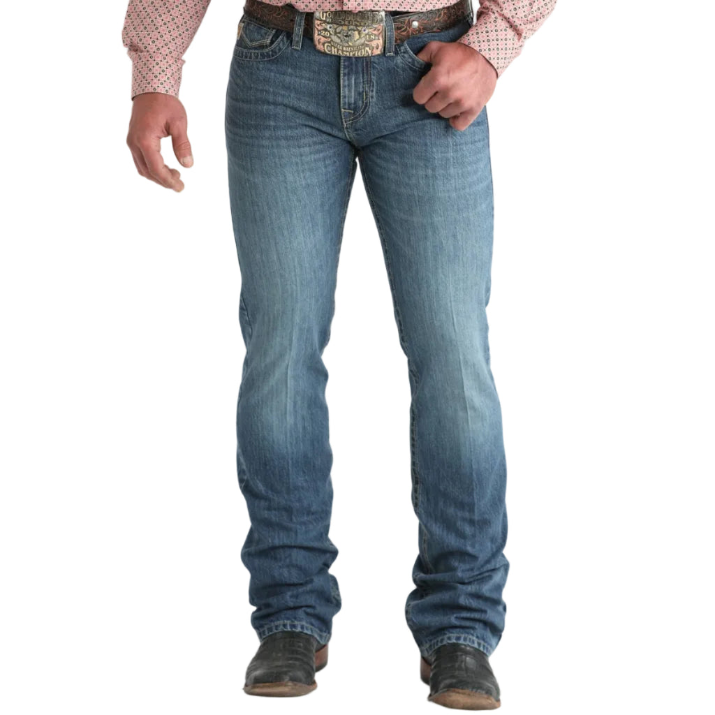 Cinch Ian Medium Stone Slim Fit Men's Jeans