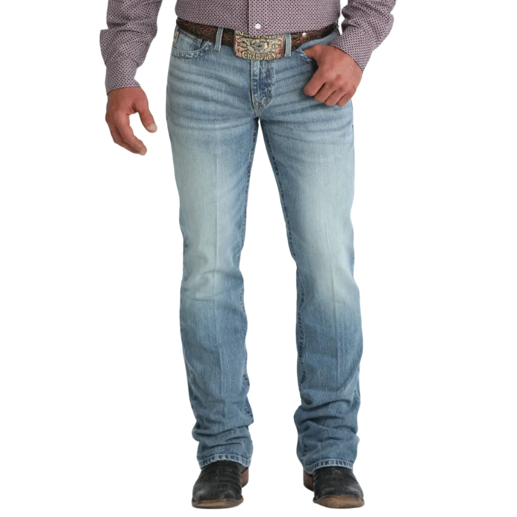 Cinch Ian Medium Stone Slim Fit Men's Jeans