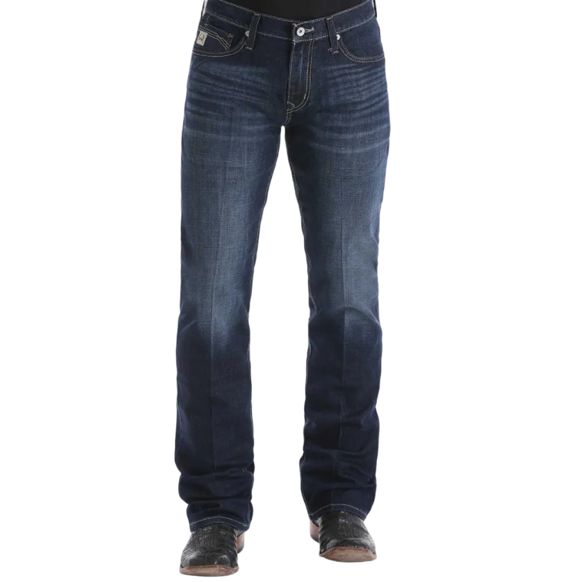 Cinch Ian Stretch Mid Rise Slim Fit Boot Cut Men's Jeans