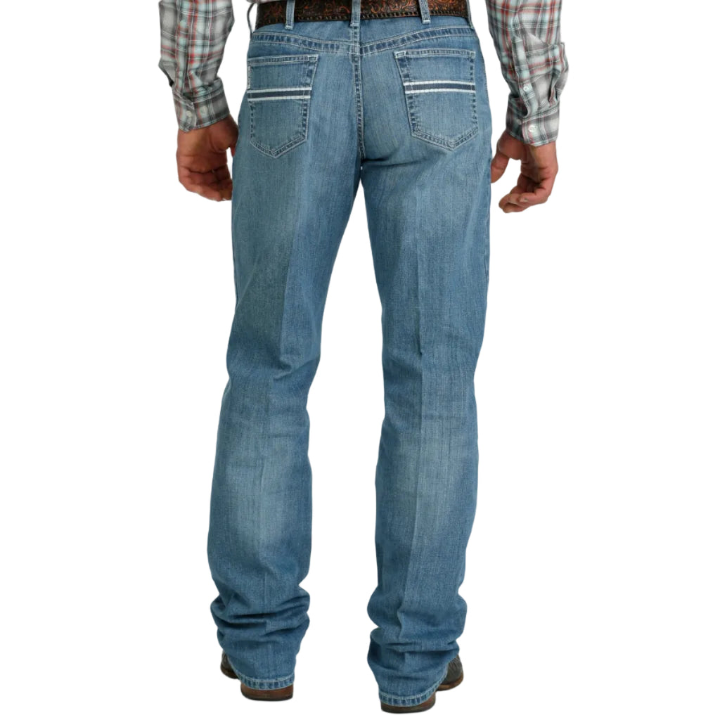 Cinch White Label Medium Stonewash Relaxed Fit Men's Jeans