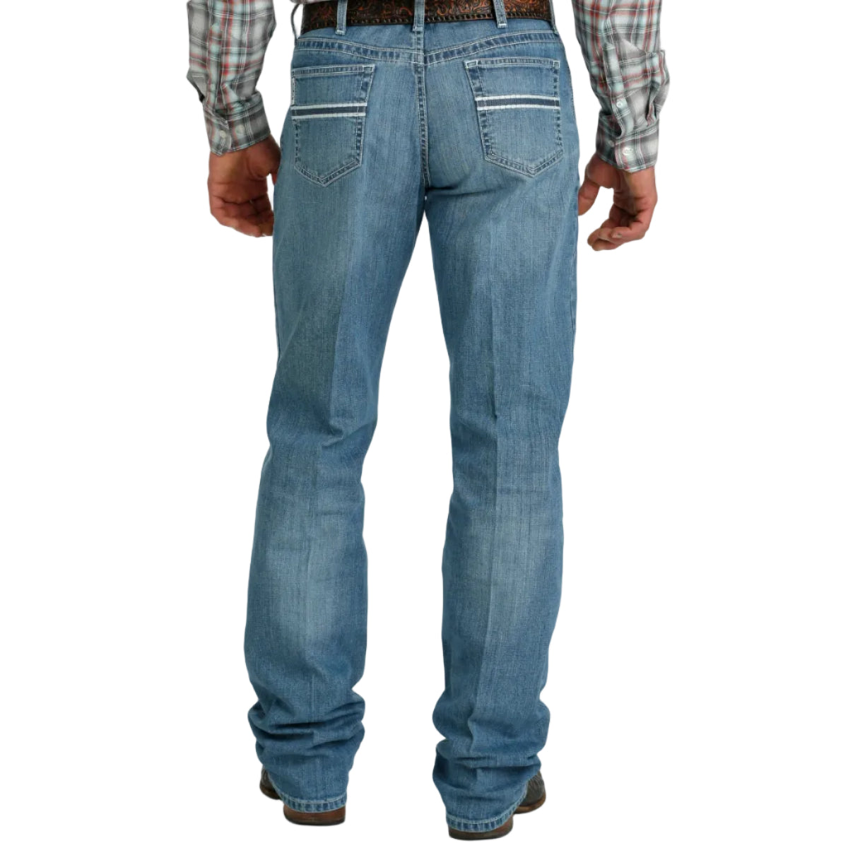 Cinch White Label Medium Stonewash Relaxed Fit Men's Jeans