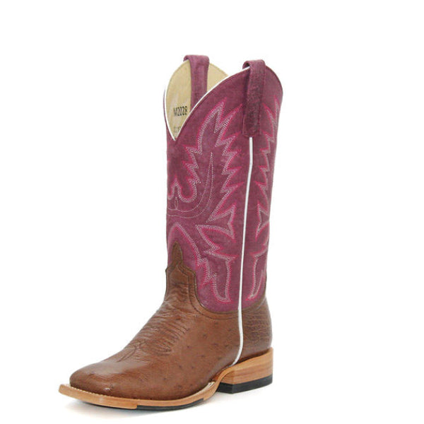 Macie Bean Kango Tobacco Smooth Ostrich Ladies' Boot