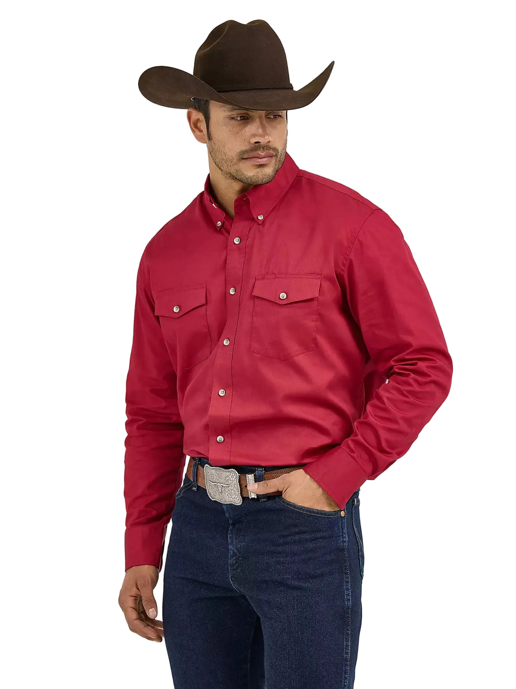 Wrangler Red Painted Desert Men's Shirt