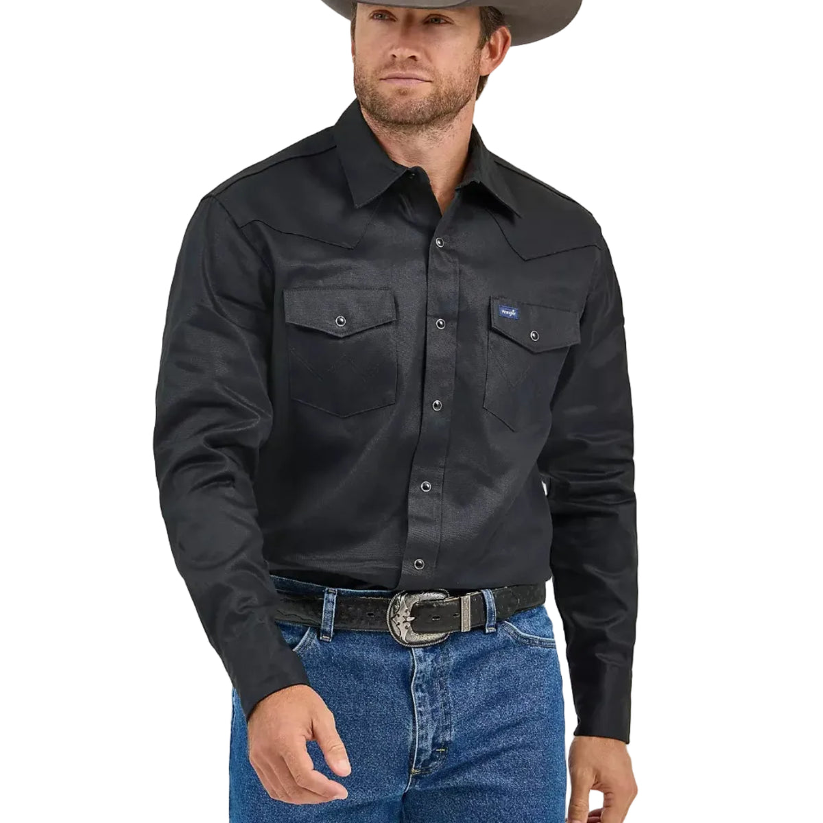 Wrangler Cowboy Cut Western Snap Men's Work Shirt