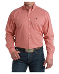 Cinch Red Classic Fit Men's Button Down Shirt