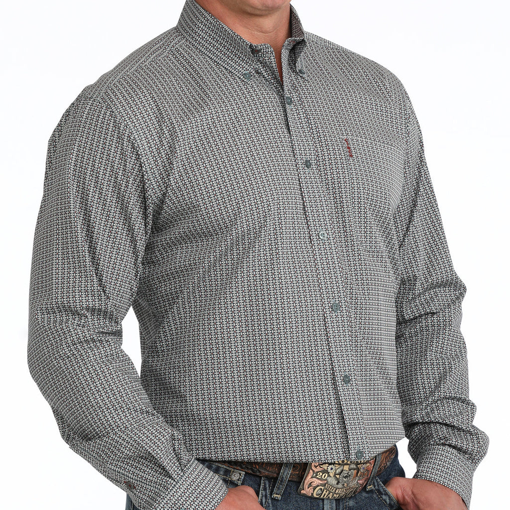 Cinch Long Sleeve Modern Fit Men's Button Down