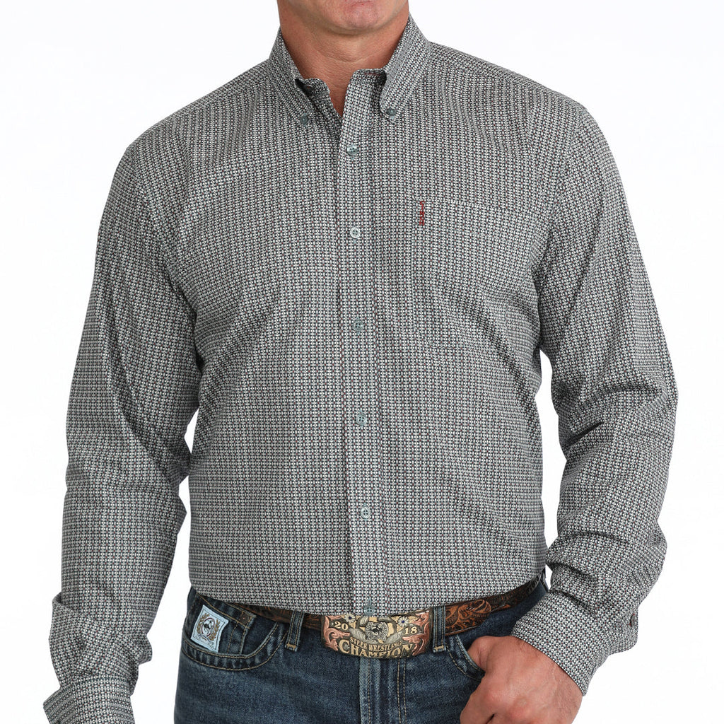 Cinch Long Sleeve Modern Fit Men's Button Down