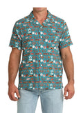 Cinch Classic Fit Men's Camp Button Down Shirt