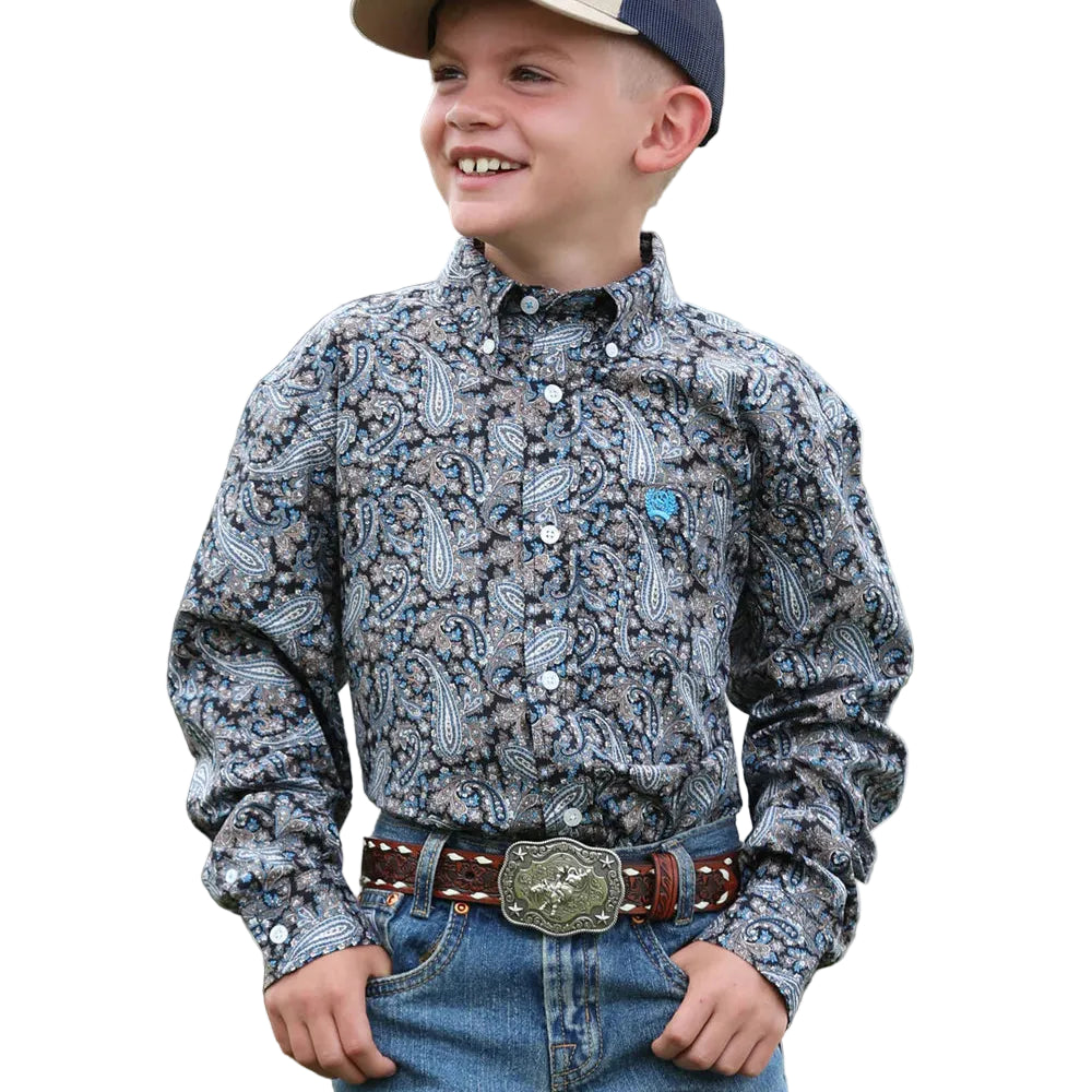 Cinch Button Down Children's Shirt
