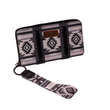 Load image into Gallery viewer, Montana West Wrangler Southwestern Art Print Wallet - Black
