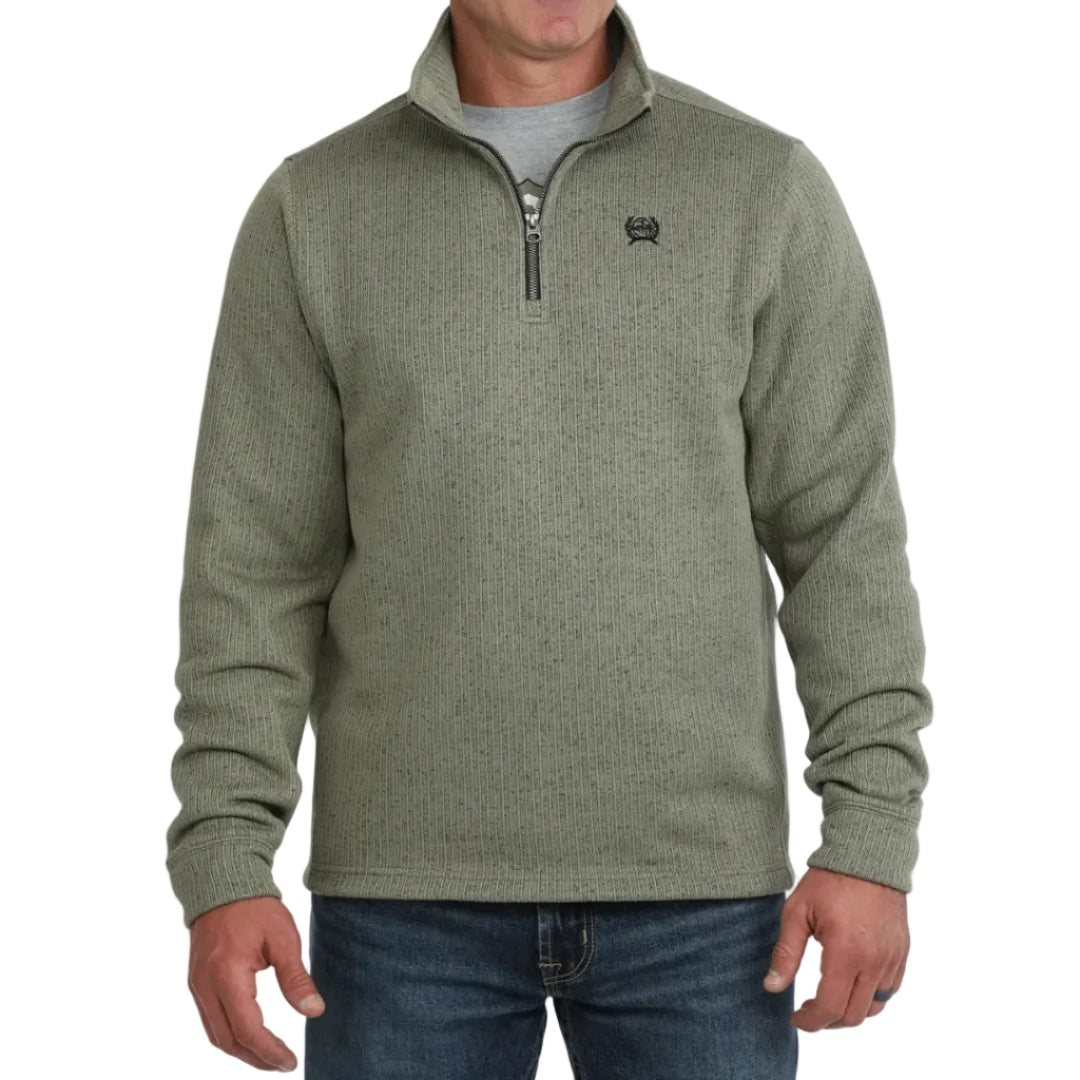 Cinch Men's 1/4 Zip Sweater Knit Pullover