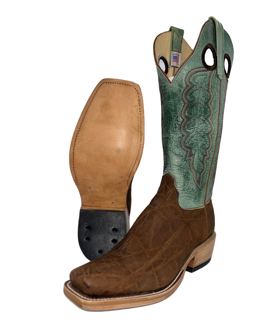 Olathe Exclusive Tan Buffed Elephant Men's Boot