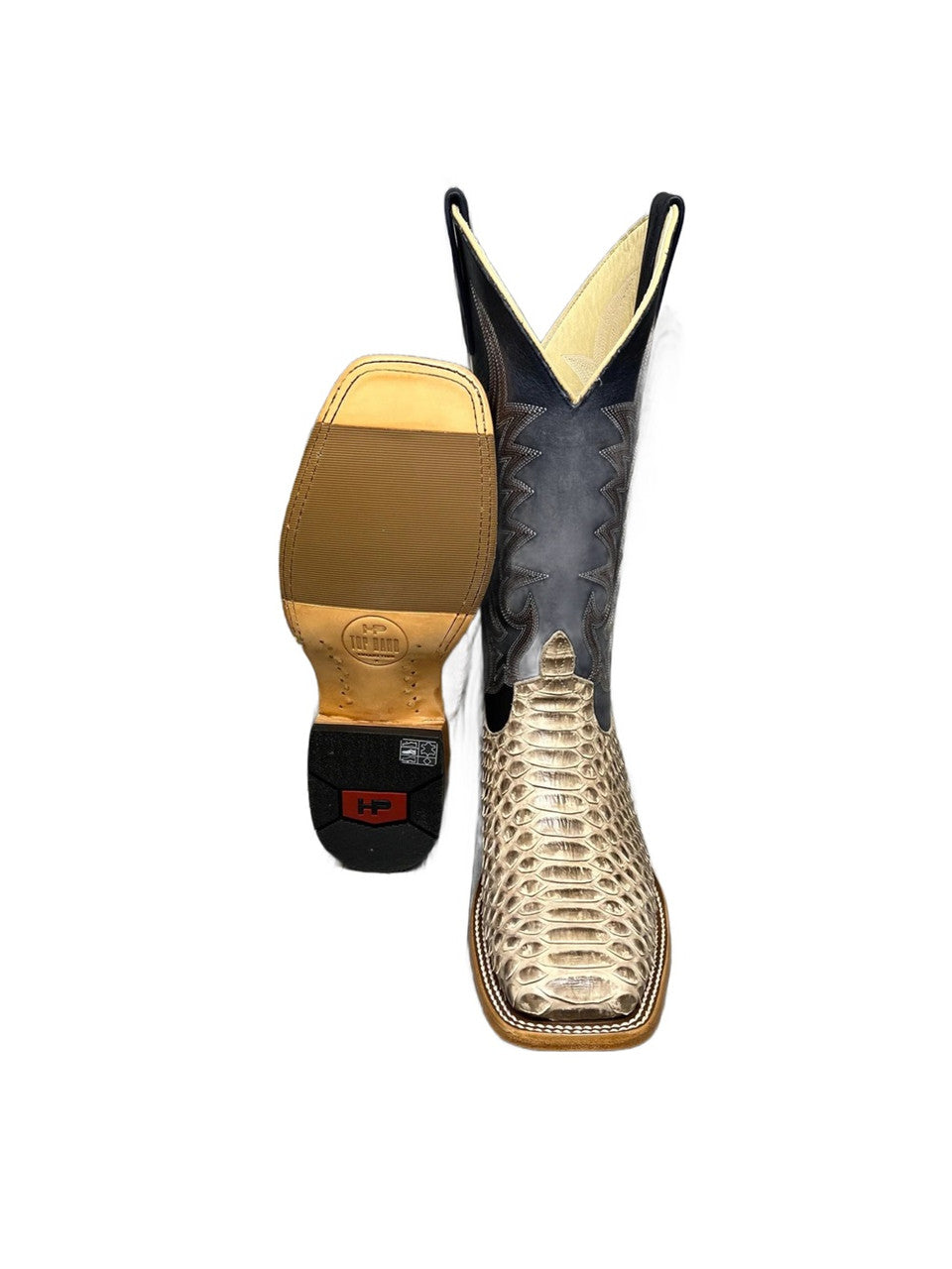 Horsepower Top Hand Mink Python Back Cut Men's Boot