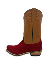 Load image into Gallery viewer, Horsepower Men&#39;s High Noon Red Sueded Boot
