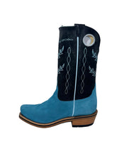 Load image into Gallery viewer, Horsepower Men&#39;s High Noon Turquoise Sueded Boot
