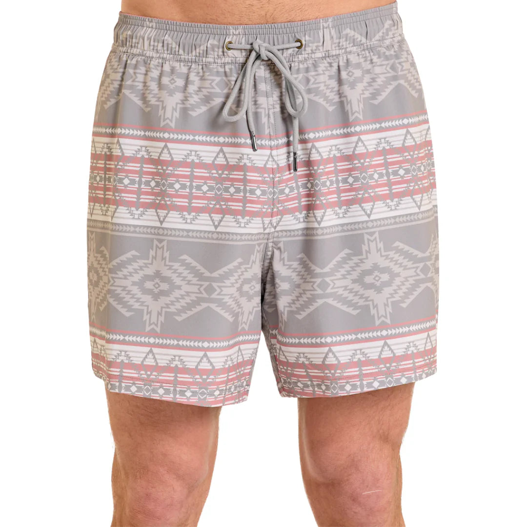 Rock & Roll Taupe Men's Swim Shorts