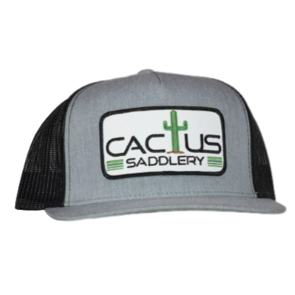 Red Dirt Hat Co. Grey Cactus Saddlery Cap