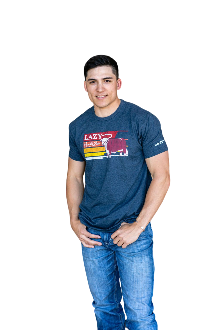 Lazy J Ranchwear Retro Midnite T-Shirt