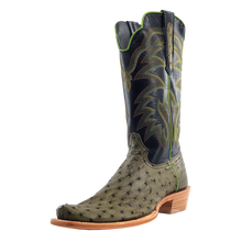 Load image into Gallery viewer, R. Watson Forest Full Quill Ostrich Men&#39;s Boot
