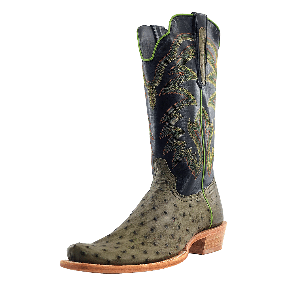 R. Watson Forest Full Quill Ostrich Men's Boot
